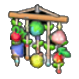 Decoración de pared de bayas