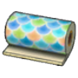 Colorful fish-scale tiling (wallpaper)