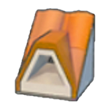 Tejado de ladrillo con buhardilla