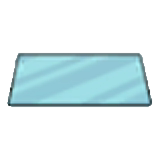 Glass pane (horizontal)