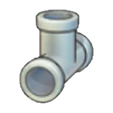 Tubería de hierro (T ascendente)