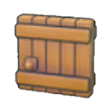 Puerta de madera grande