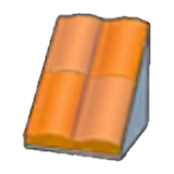 Tejado a dos aguas de ladrillo