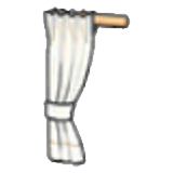 Cortina sencilla (izquierda)