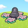 Grave with flowers