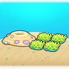 Sandy Underwater Tall Grass