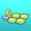 Underwater Coral Tall Grass